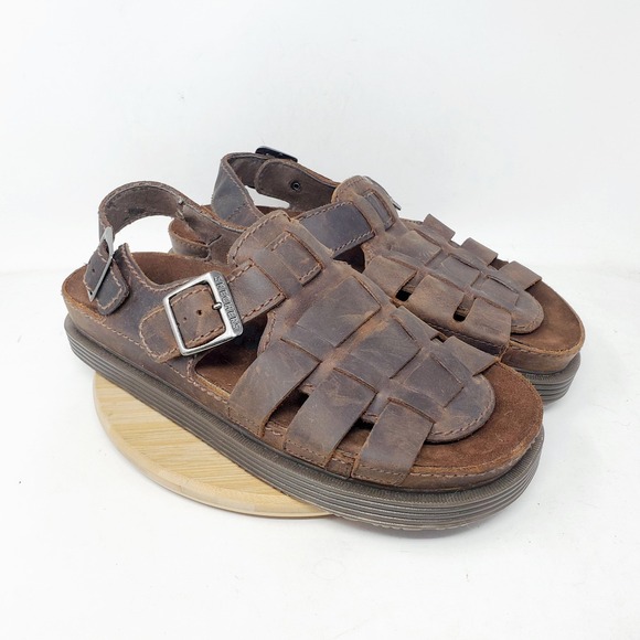 Skechers Jammers Sandals Mens 11 Fisherman Brown Chunky Platform 90s‎ Y2K Shoes main image 7